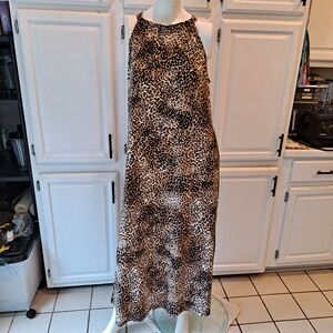 Anne Klein Animal Print Maxi Dress